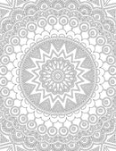 Mandala- Colouring Book for Adults : Colouring Books for Peace and Relaxation Children Book By Dreamland Publications 9789387177017