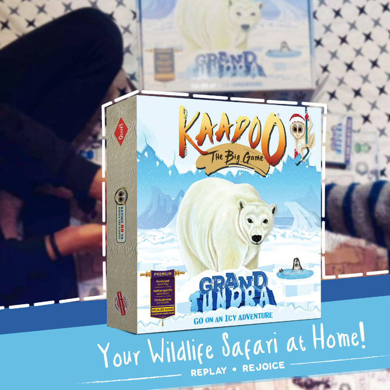 Grand Tundra-Arctic Circle Wildlife Safari Adventure-Premium Edition Board Game