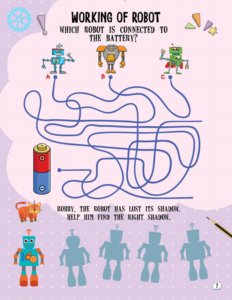 Introduction to Robotics with Activities : Early Learning Children Book By Dreamland Publications 9789388416610