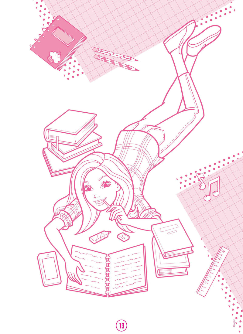 Barbie Dreamhouse Adventures - Mega Colouring Book : Drawing, Painting & Colouring Children Book By Dreamland Publications