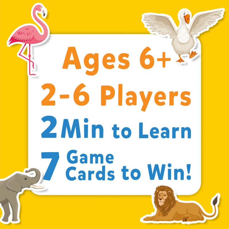 Skillmatics Card Game : Guess in 10 Animal Kingdom | Gifts for Ages 6 and Up | Super Fun for Travel & Family Game Time
