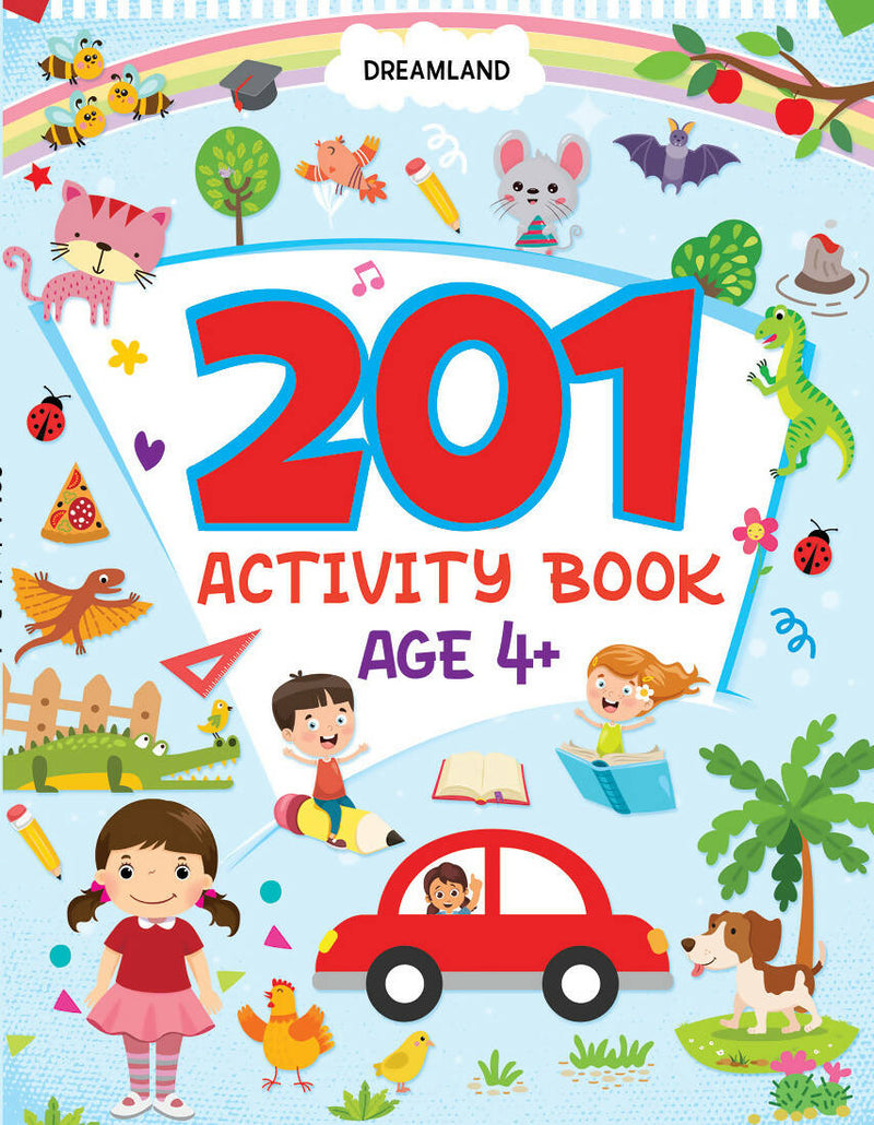 201 Activity Book Age 4+ : Interactive & Activity Children Book By Dreamland Publications