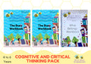 Cognitive & Critical Thinking Pack - Set of 3 workbooks (4 to 6 Years)