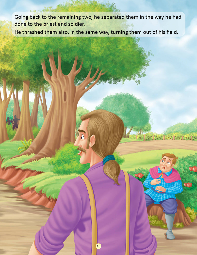 An Honest Woodcutter - Book 13 (Famous Moral Stories from Panchtantra) : Story books Children Book By Dreamland Publications