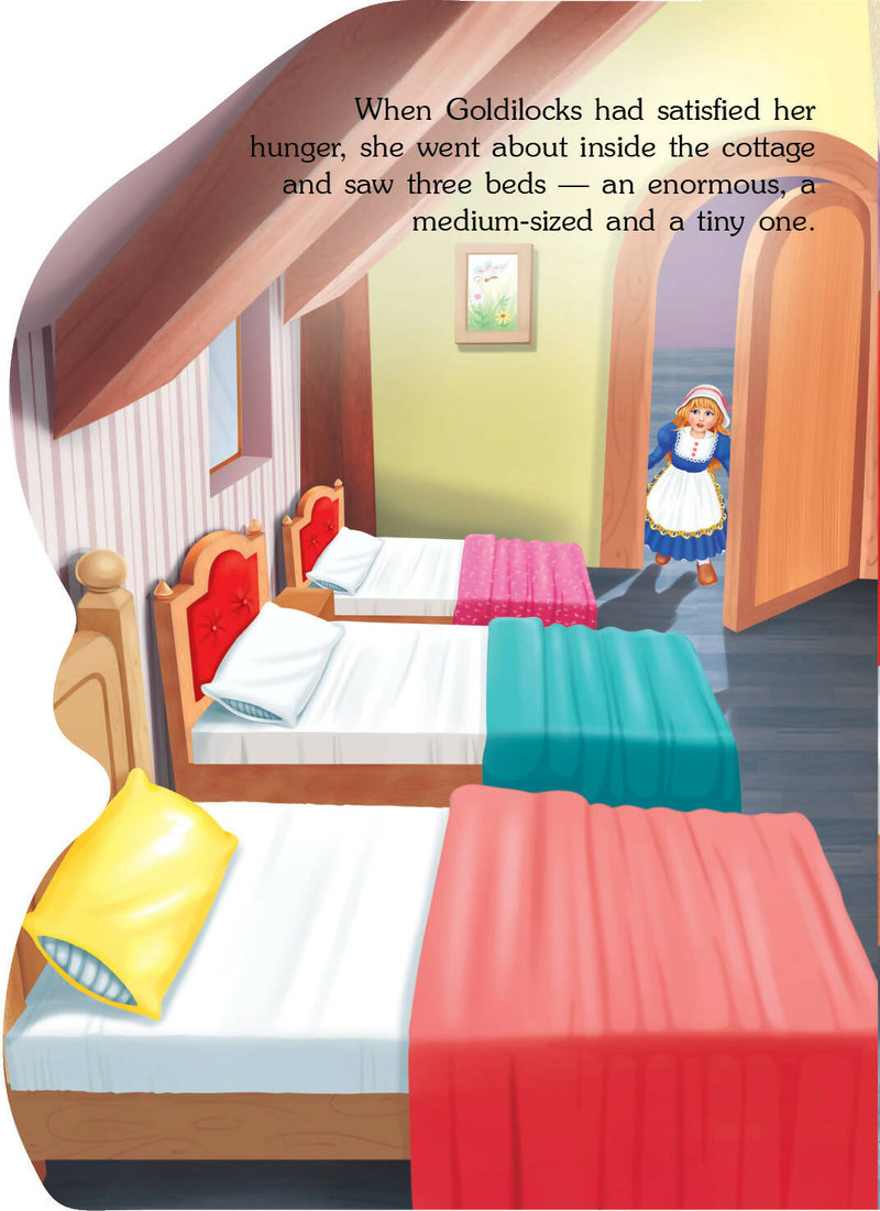 Wonderful Story Board book- Goldilocks and the three Bears : Story books Children Book By Dreamland Publications