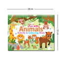 Fun with Animals Activity & Colouring : Interactive & Activity Children Book by Dreamland Publications 9789394767881