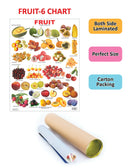 Fruit Chart - 6 : Reference Educational Wall Chart By Dreamland Publications 9788184516678