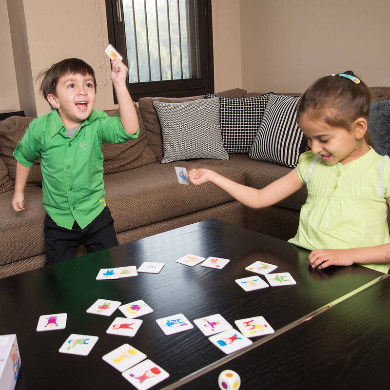 Chalk and Chuckles Pajama Party- Preschooler Colour Matching Game and Critical Thinking Game