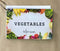 VEGETABLE CARDS