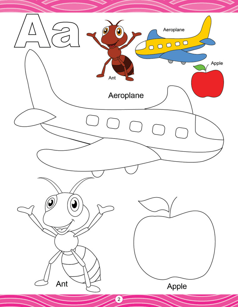 My Activity- ABC Colouring Book : Interactive & Activity Children Book By Dreamland Publications 9789350898857