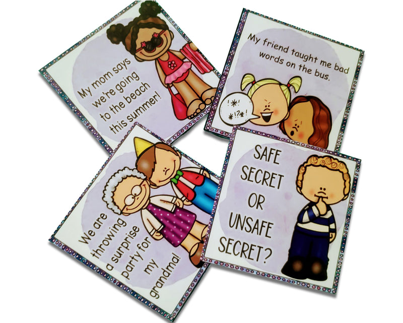 Safe and unsafe touch flashcards